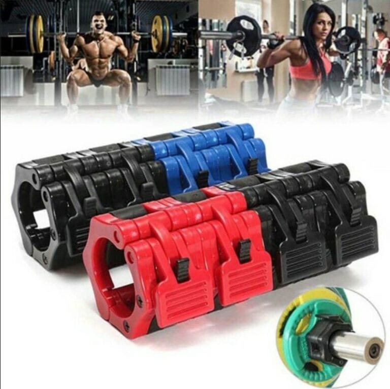 Dumbbell / Barbell Bodybuilding Bar Support Clip Clamps Jeff Alagar